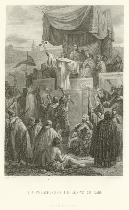La prédication de la deuxième croisade - Alphonse Marie de Neuville