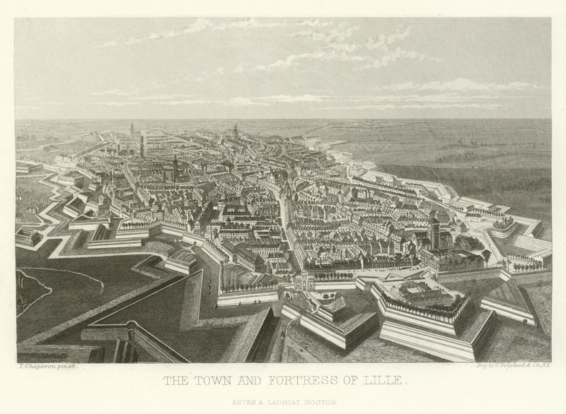 La ville et la forteresse de Lille - Alphonse Marie de Neuville