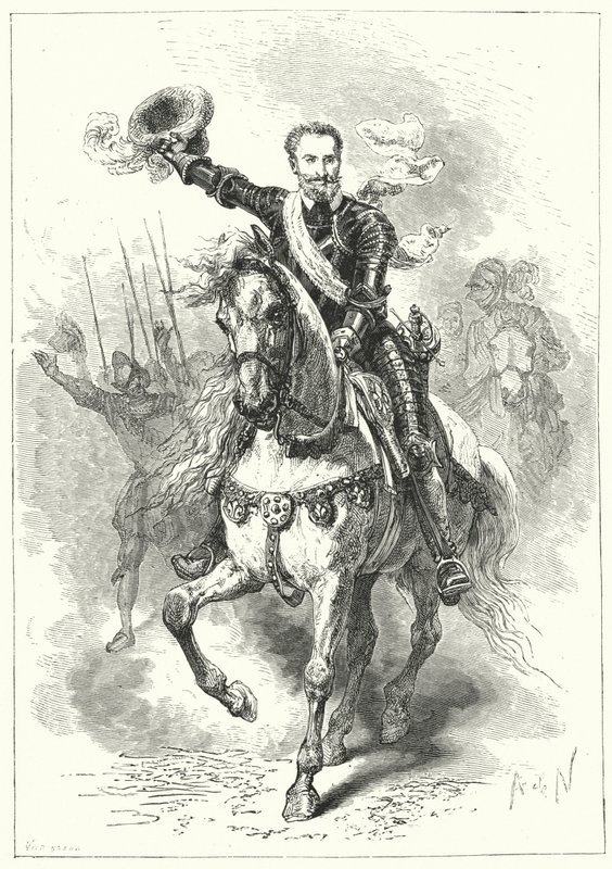 Henri IV de France à la Bataille d