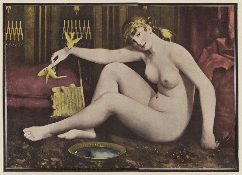 Nourrir les oiseaux - Alphonse Pellet
