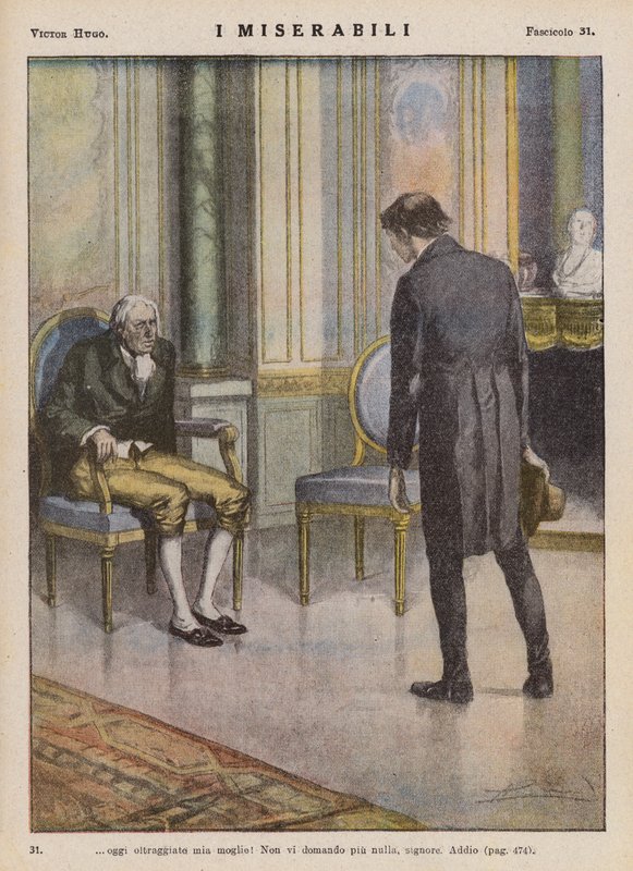 Illustration pour Les Misérables de Victor Hugo - Ambrogio Lombardi