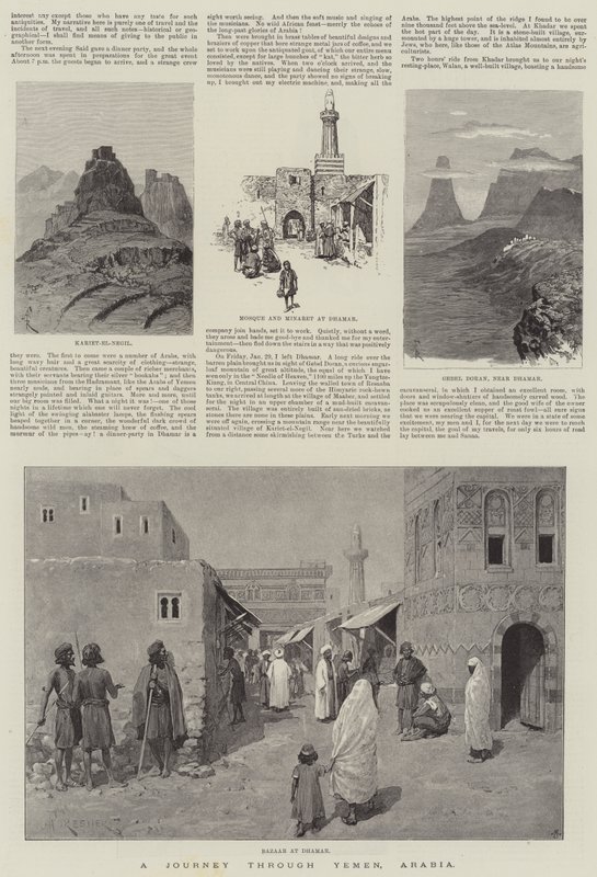 Un voyage à travers le Yémen, Arabie - Amedee Forestier