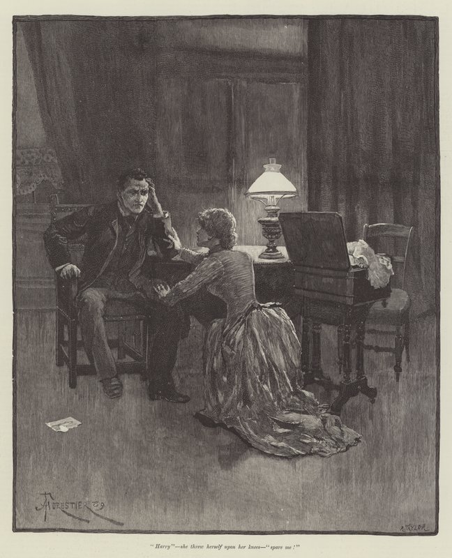 Amour aveugle, par Wilkie Collins - Amedee Forestier