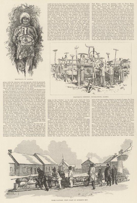 Voyages de Lord Lonsdale dans les régions arctiques de l