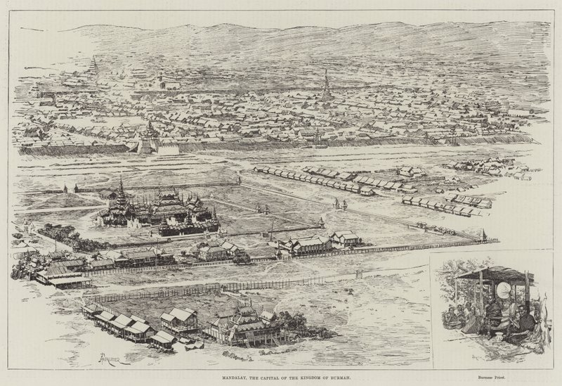 Mandalay, la capitale du royaume de Birmanie - Amedee Forestier