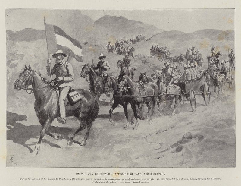 En route pour Pretoria, approchant de la gare de Dannhauser - Amedee Forestier