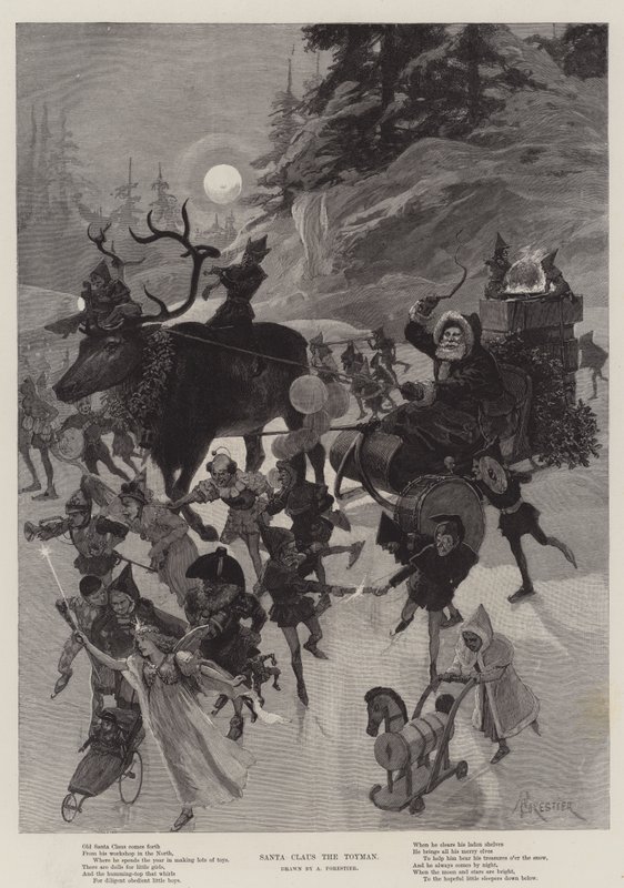 Le Père Noël le marchand de jouets - Amedee Forestier