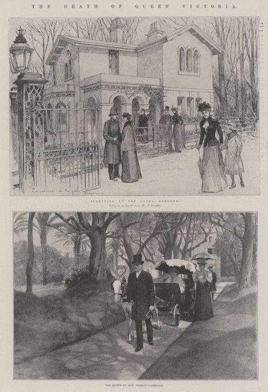 La mort de la reine Victoria - Amedee Forestier