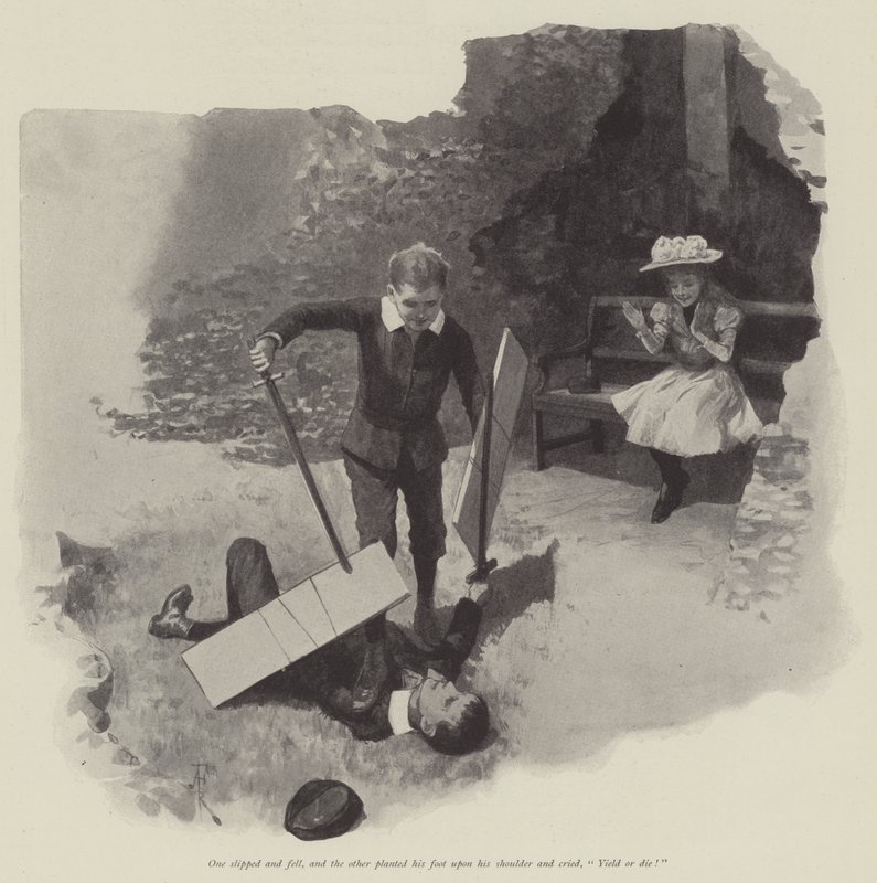 Les cinq ans de tryst, par Walter Besant - Amedee Forestier