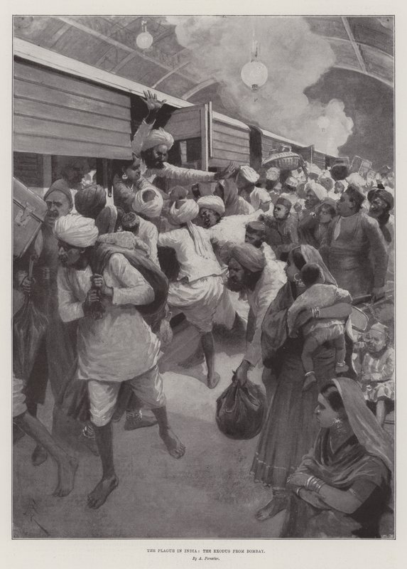 La peste en Inde, l