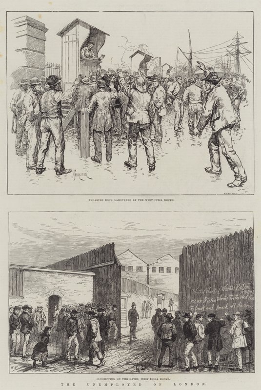 Les chômeurs de Londres - Amedee Forestier