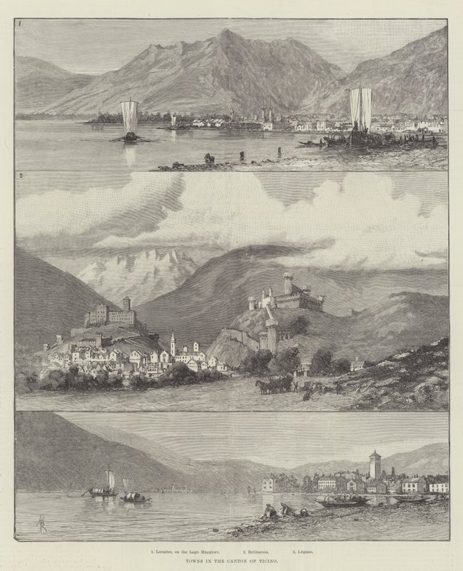 Villes du canton du Tessin - Amedee Forestier