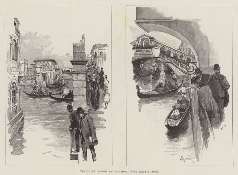 Venise à Londres, à Olympia, West Kensington - Amedee Forestier