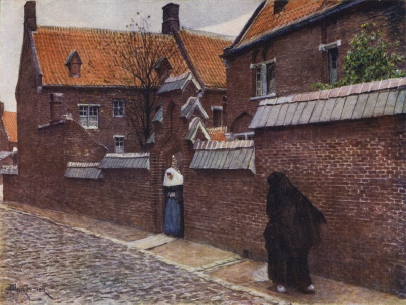 Béguinage de Mont St Amand, Gand - after Amedee Forestier
