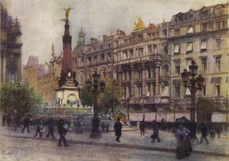 Place de Brouckère, Bruxelles - after Amedee Forestier
