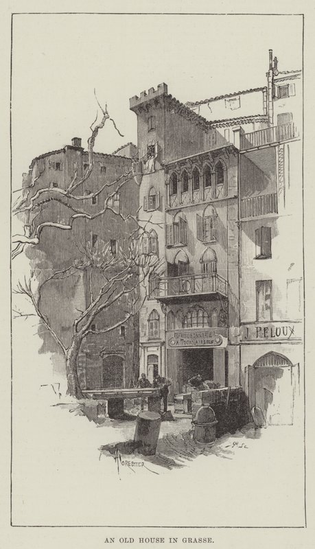 Une vieille maison à Grasse - Amedee Forestier