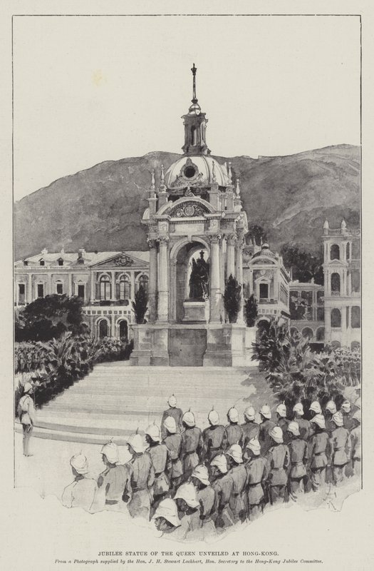 Statue du jubilé de la reine dévoilée à Hong Kong - Amedee Forestier