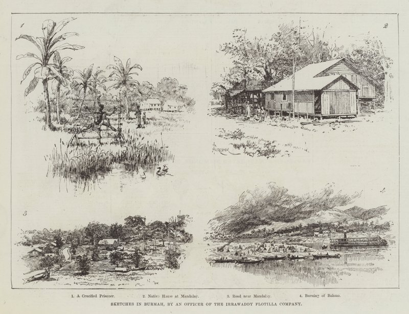 Croquis en Birmanie - Amedee Forestier