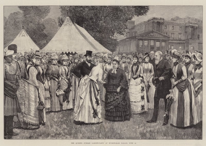 La garden-party du jubilé de la reine au palais de Buckingham, 29 juin - Amedee Forestier