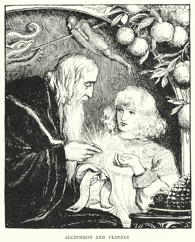Alciphron et Florian - Amelia M. (attr.to) Bowerley or Bauerle