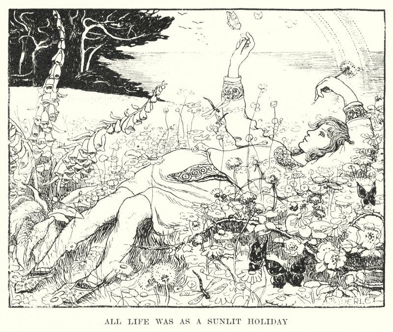 Toute la vie était comme une fête ensoleillée - Amelia M. (attr.to) Bowerley or Bauerle