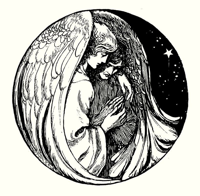 Illustration de la page de titre pour Allegories par Frederic W Farrar - Amelia M. (attr.to) Bowerley or Bauerle