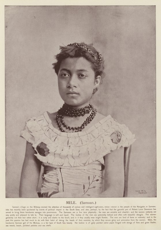 Mele, Samoan - American Photographer