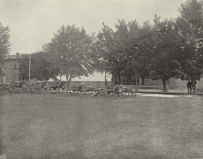 Batterie à Fort Omaha, Nebraska - American Photographer (after)