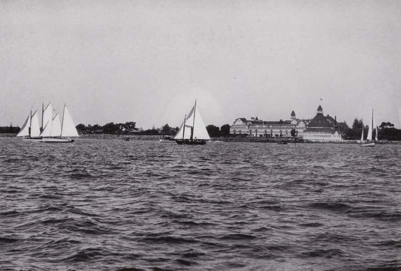 Californie : San Diego, Hotel Del Coronado sur la baie de San Diego, l