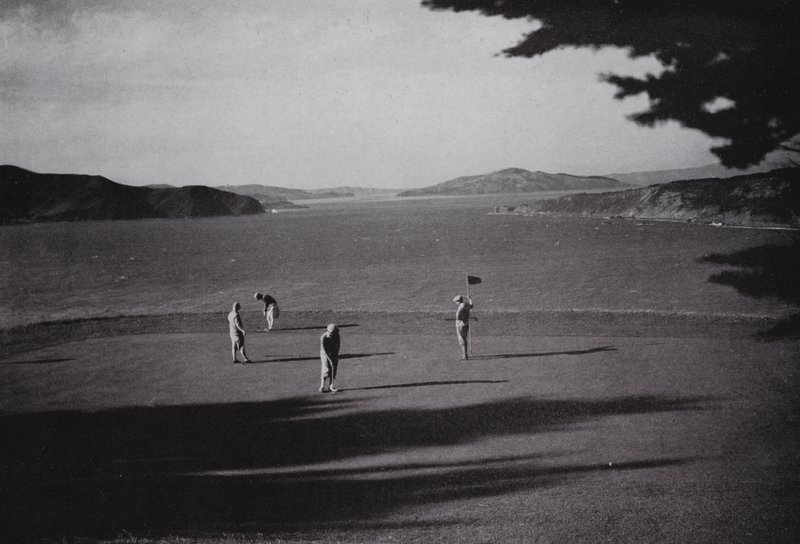 Californie : San Francisco, Lincoln Park, surplombant le Golden Gate, l