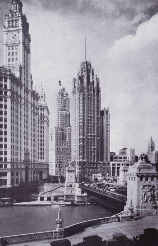 Chicago : Boulevard Link Bridge, vue vers le nord - American Photographer (after)