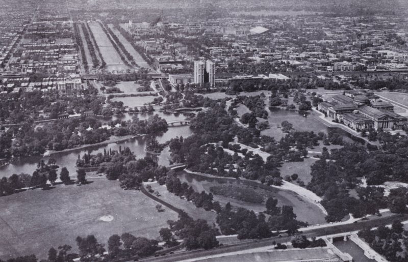 Chicago : Jackson Park et le Midway depuis les airs - American Photographer (after)