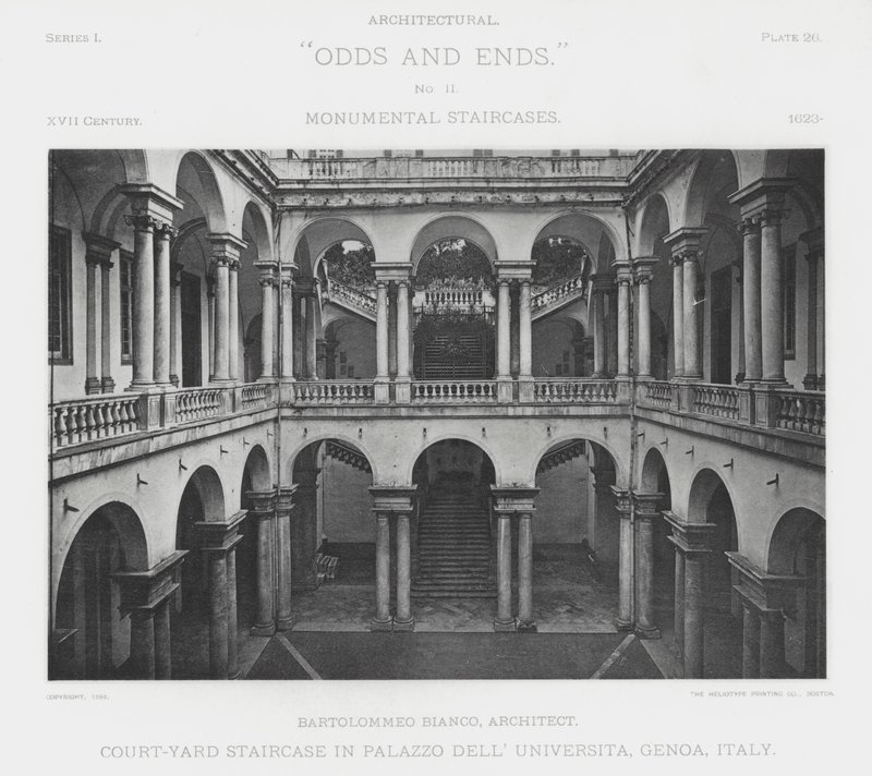 Escalier de la Cour dans le Palazzo Dell