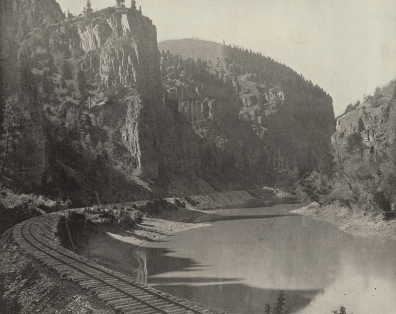 Falaises Echo, canyon de la Grand River, Colorado (photo n/b) - American Photographer (after)