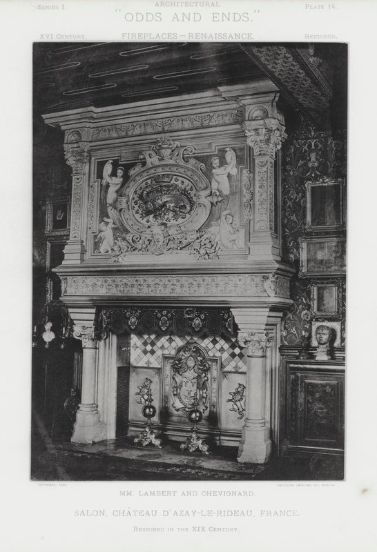 Cheminée : Salon, Château d