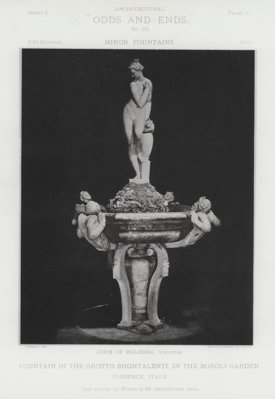 Fontaine dans la Grotte Buontalenti, dans le Jardin de Boboli, Florence, Italie - American Photographer (after)