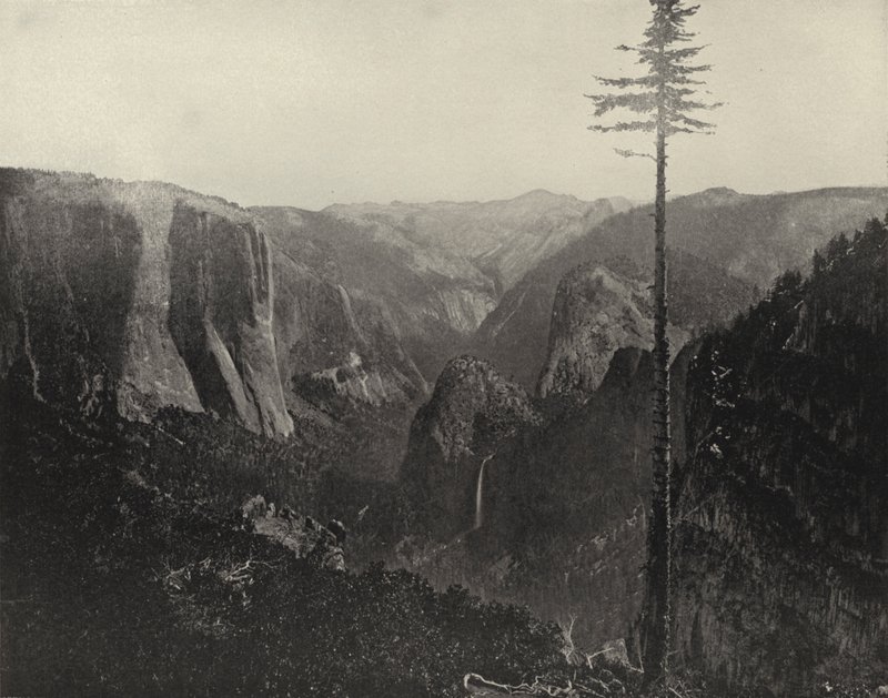 Vue générale de la vallée de Yosemite, Californie - American Photographer (after)