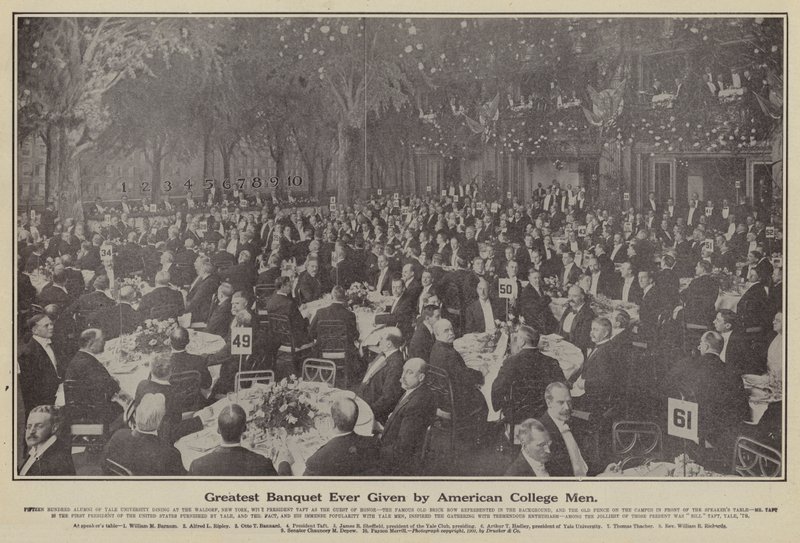 Le plus grand banquet jamais donné par des étudiants américains - American Photographer (after)