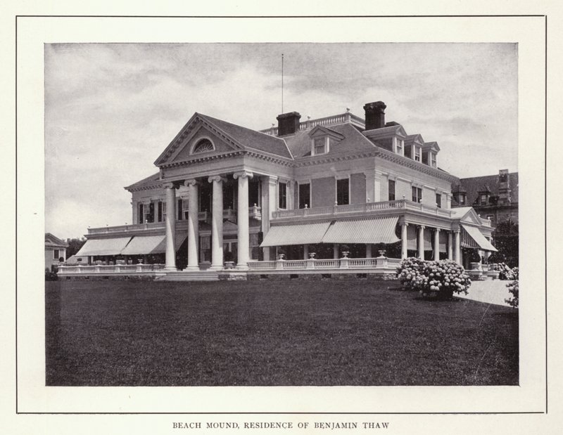 Newport, Rhode Island : Beach Mound, résidence de Benjamin Thaw - American Photographer (after)