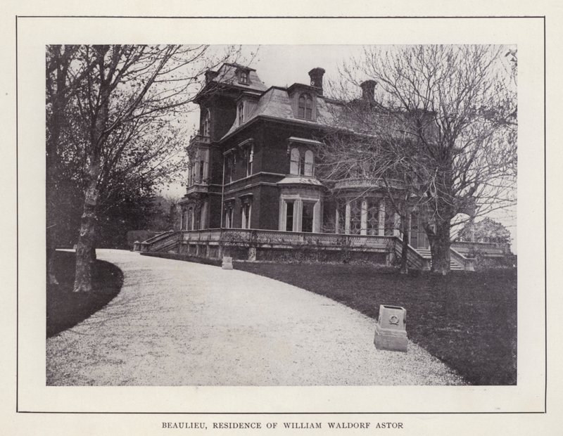 Newport, Rhode Island : Beaulieu, résidence de William Waldorf Astor - American Photographer (after)