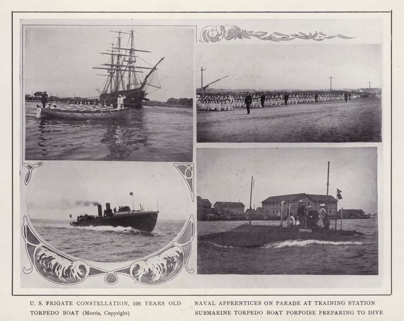Newport, Rhode Island : Frégate américaine Constellation - American Photographer (after)