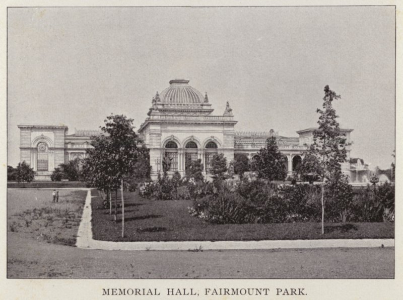 Philadelphie : Memorial Hall, Fairmount Park - American Photographer (after)