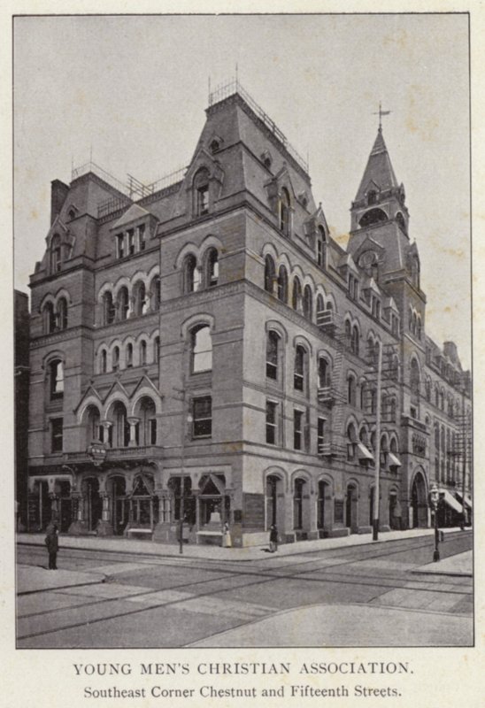 Philadelphie : Association chrétienne des jeunes hommes, coin sud-est de Chestnut et Fifteenth Streets - American Photographer (after)