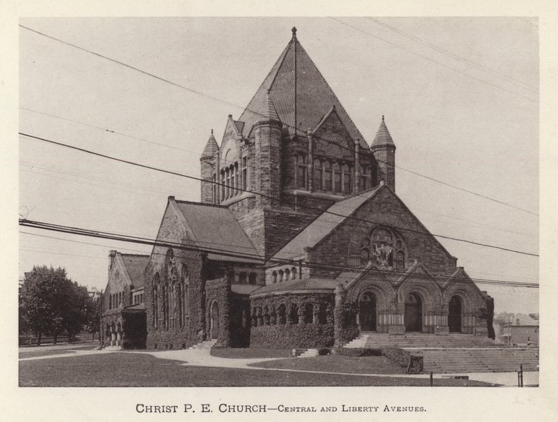 Pittsburgh : Église Christ P E, avenues Central et Liberty - American Photographer (after)