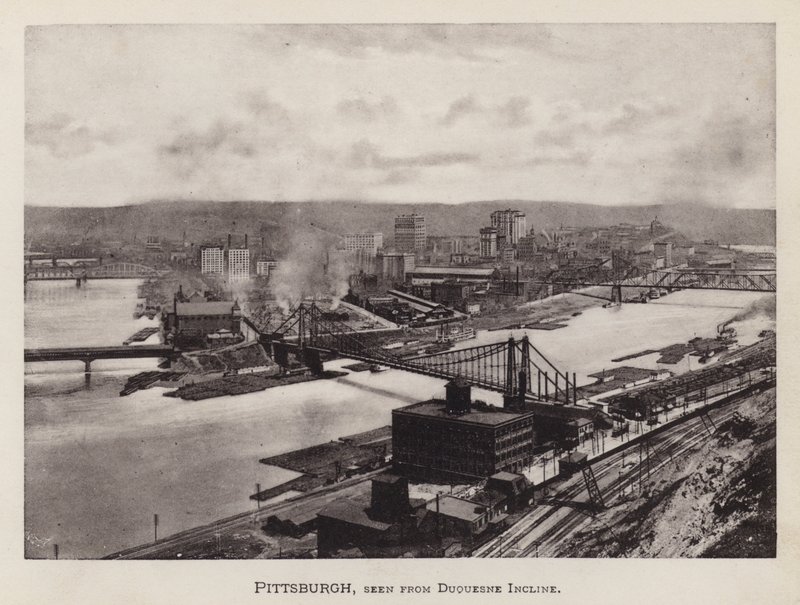 Pittsburgh : Vue de Pittsburgh depuis Duquesne Incline - American Photographer (after)