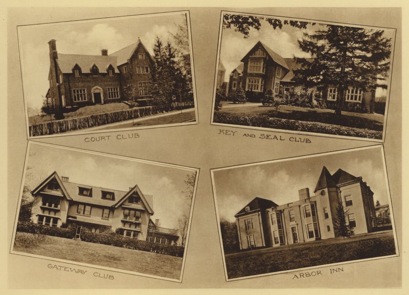 Université de Princeton : Court Club; Key and Seal Club; Gateway Club; Arbor Inn - American Photographer (after)