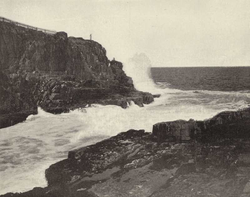Mur de mer, Bald Head Cliff, Maine - American Photographer (after)