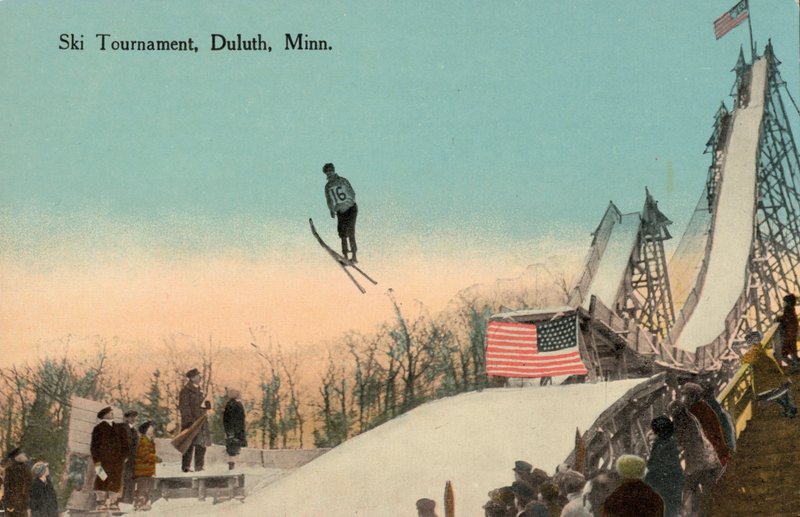 Compétition de saut à ski, Duluth, Minnesota, USA - American Photographer (after)