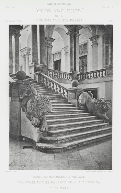 Escalier dans le Palazzo Dell