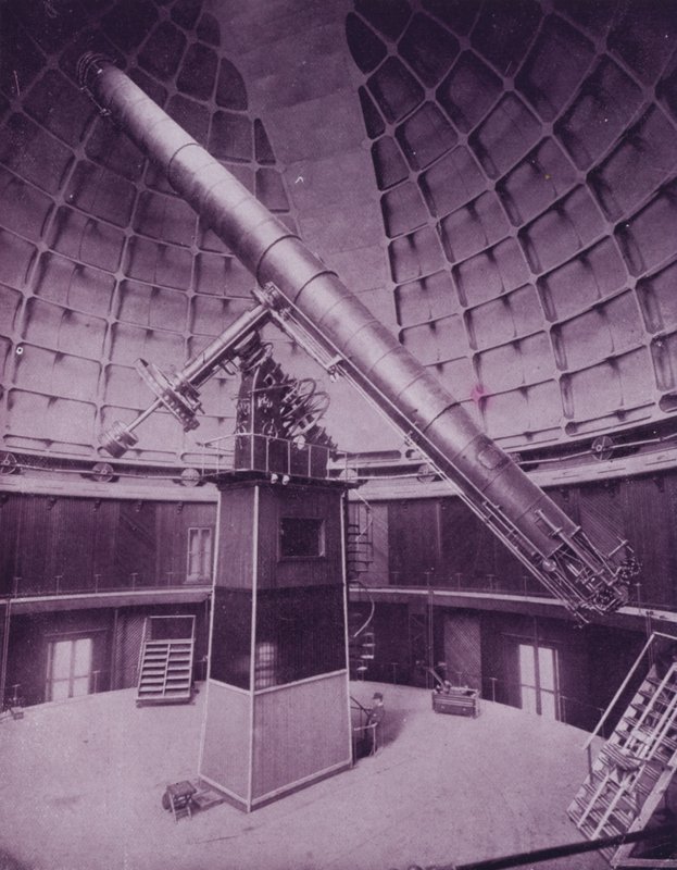 Le grand télescope, à l